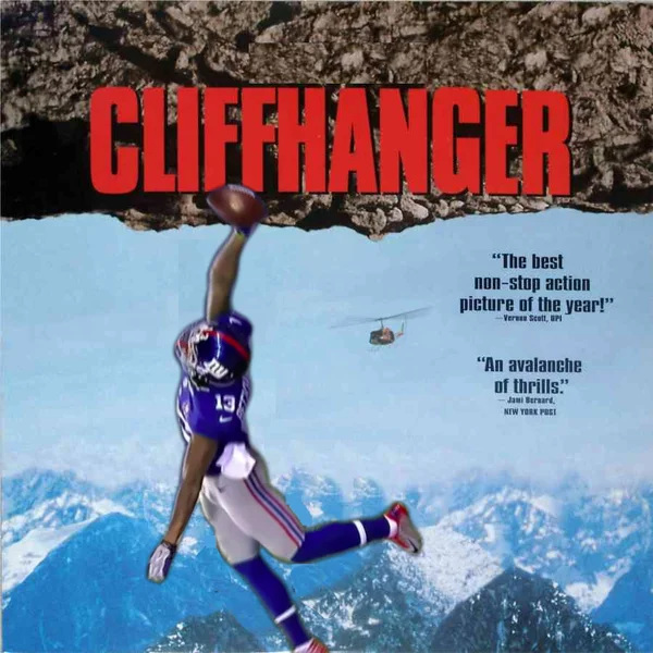 Odell Beckham Jr's Catch — Odell Beckham photoshopped catching a rocket at launch