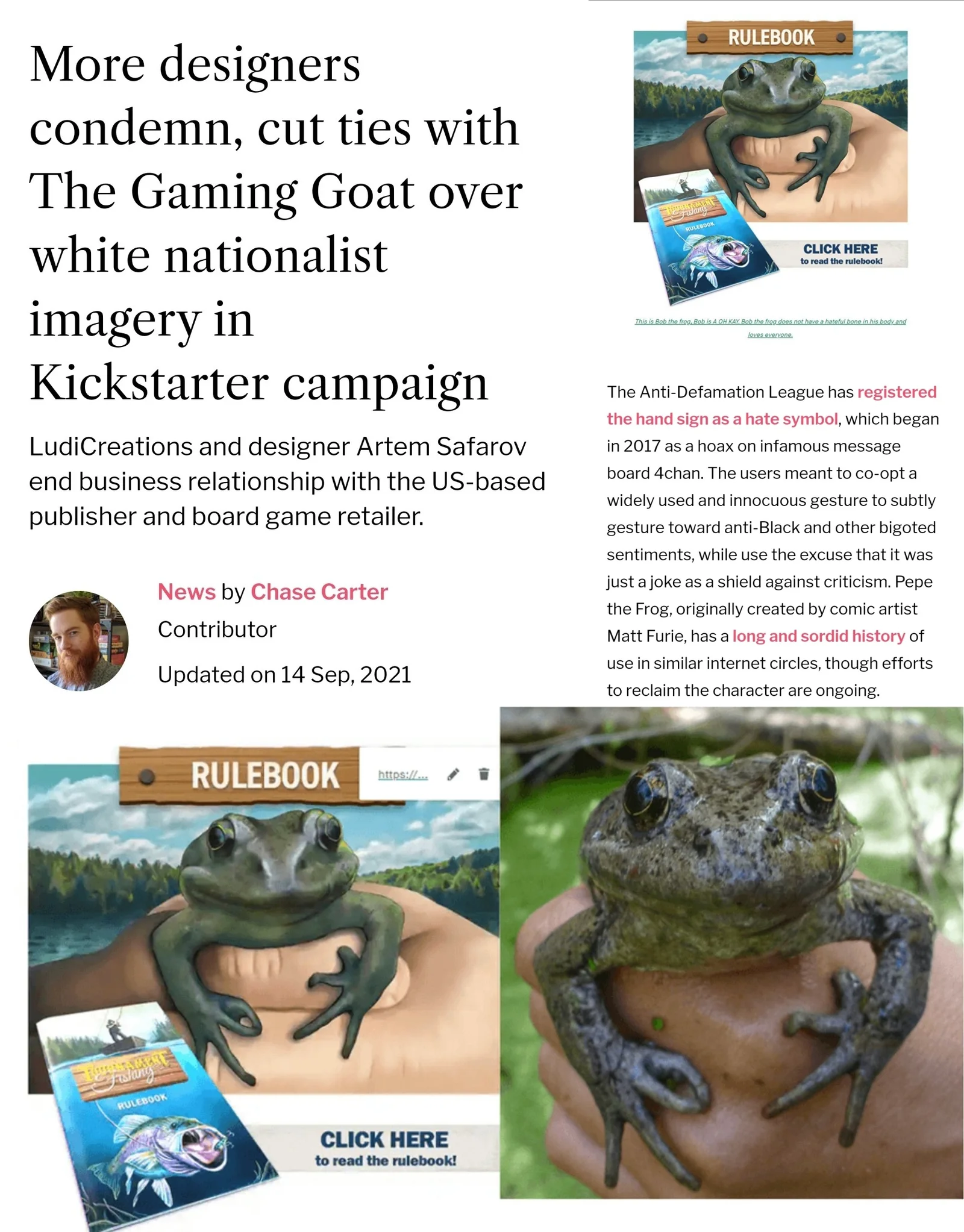 OK Symbol 👌 — Twitter post screenshot about Pepe the Frog reference