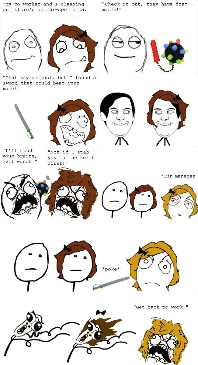 Rage comic combining OMG Run guy panels with a real party photo of a man yelling at the camera