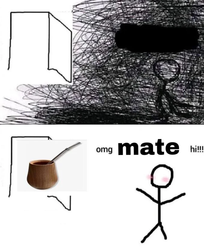 OMG X Hi!!! — Omg x hi meme with Lionel Messi Instagram story screenshot in the door frame, text 'omg Messi hi!!!'