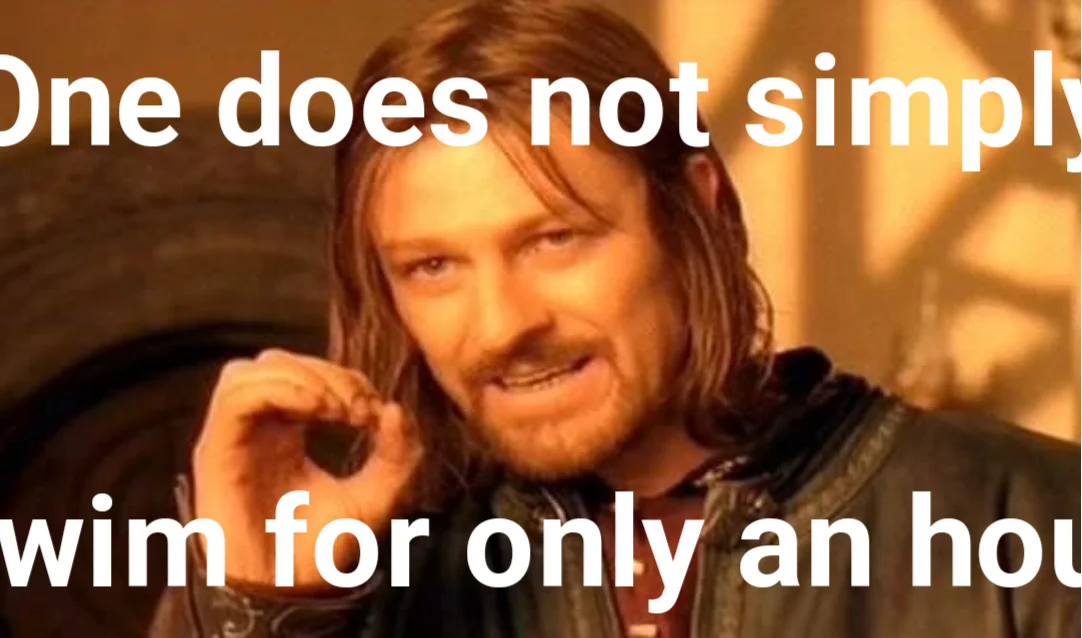 One Does Not Simply — Cropped close-up version of Boromir meme with partial text visible.