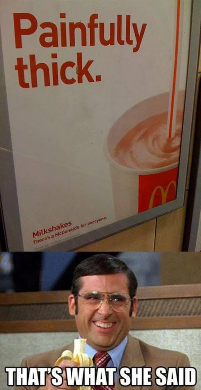 Painfully Thick meme edit example