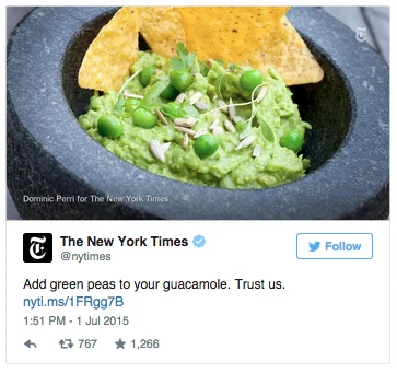 Pea Guacamole Recipe — "Source":https://twitter.com/nytimes/status/616303020574441472/photo/1