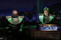 Peter Duttons Unflattering Face — A photoshop composite showing two figures in futuristic news anchor attire both bearing Dutton's meme face with text overlay.