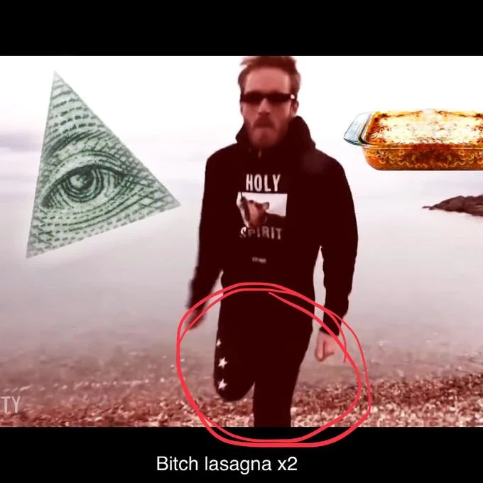 PewDiePie Has No Legs — PewDiePie edited to have cartoon Squidward legs