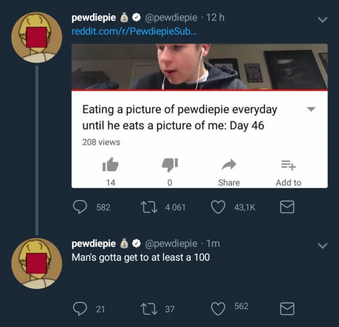 Daily Stormer website rebranded as a PewDiePie fansite