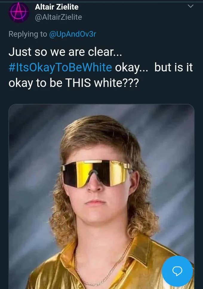 TikTok clip of a man in a car wearing rainbow Pit Viper sunglasses responding to a comment