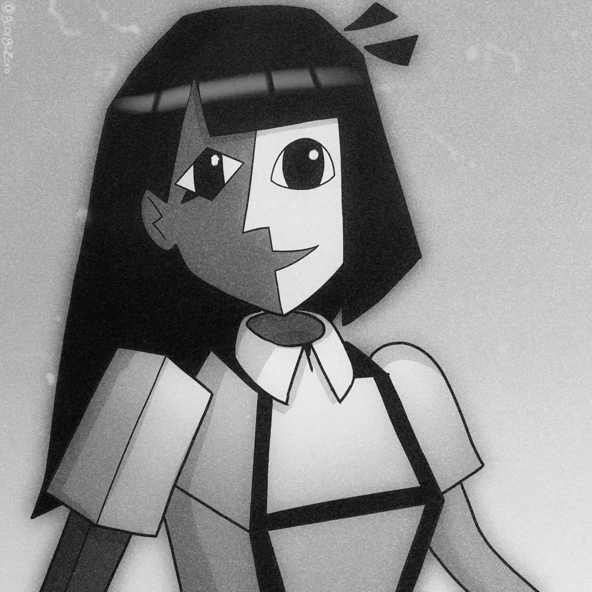 Pencil-sketch fan art of the Plastic Love 12-inch single cover