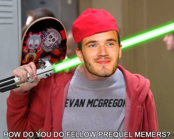Prequel Memes — Reddit poll asking if r/PrequelMemes should declare war on r/SequelMemes, with 92% voting Aye