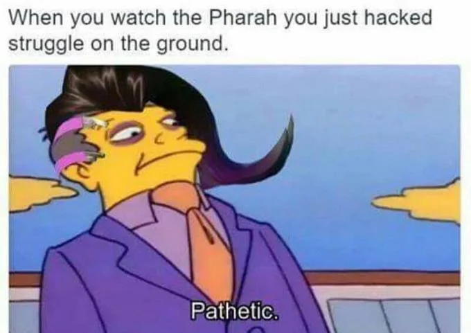 Principal Skinner's "Pathetic" — Skinner Pathetic meme edited as Widowmaker with Overwatch Pharah caption