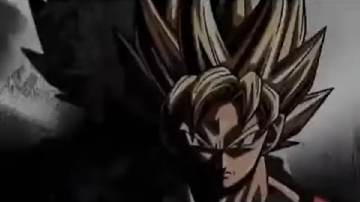 Super Saiyan Goku rendered in dark cinematic style for the Prowler Theme Goku meme