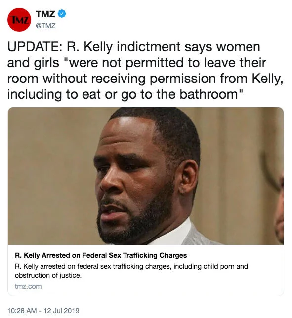 Michael Avenatti tweet alleging R. Kelly bail violation at McDonalds