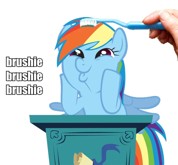 Animated Rainbow Dash performing a facepalm