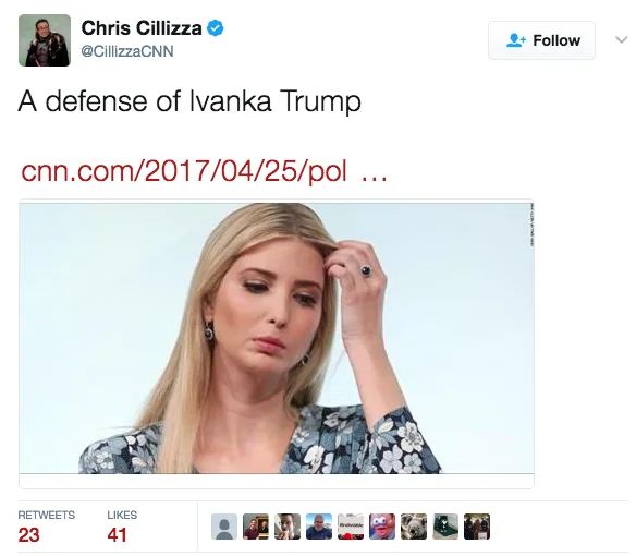 Ratio — A Twitter post from Chris Person discussing something being 'off the charts' with context about social media engagement.