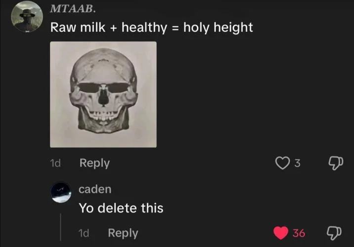 Raw Milk Healthy Holy Height