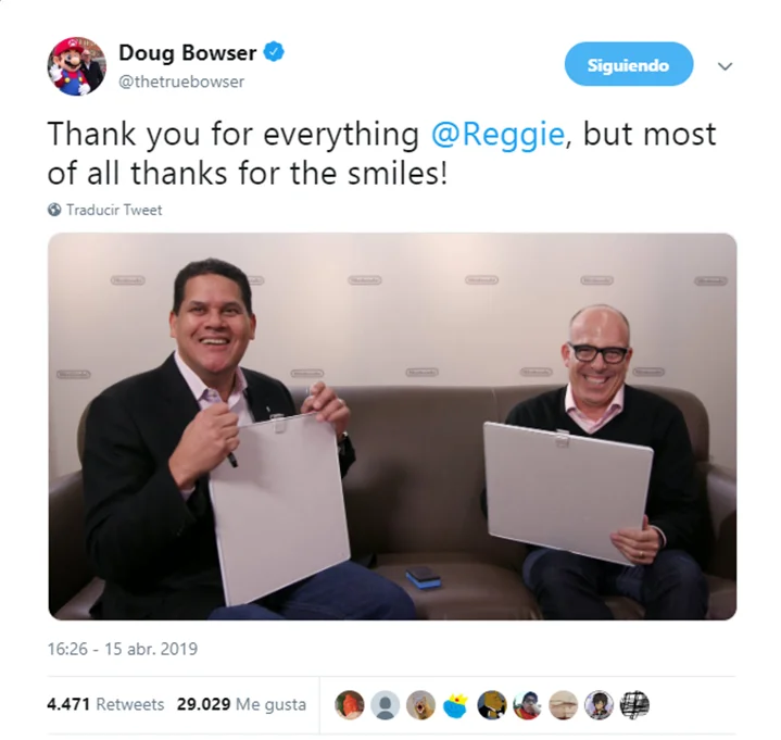 Reggie Fils-Aime — Parody Reggie Fils-Aimé tweet posting a Vox infographic on video games and gun deaths