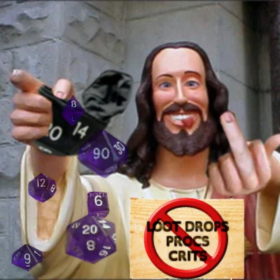 Mock wine advertisement titled 'RNGESUS — Taste the Prayer' showing Jesus with a chalice and a wine bottle
