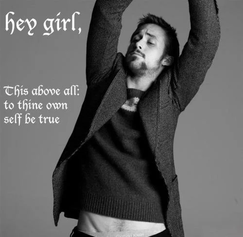 Shirtless Ryan Gosling with a database-themed Hey girl meme caption