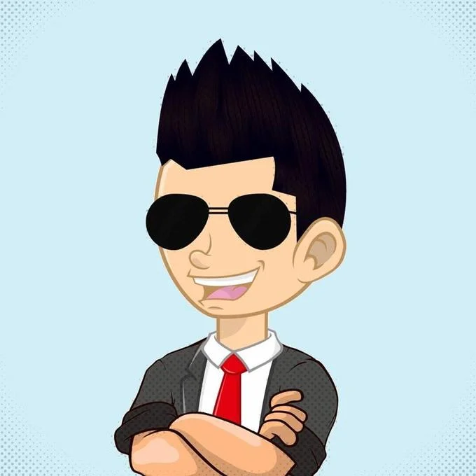 Sarcastic Bro cartoon character with a captioned anti-humor joke
