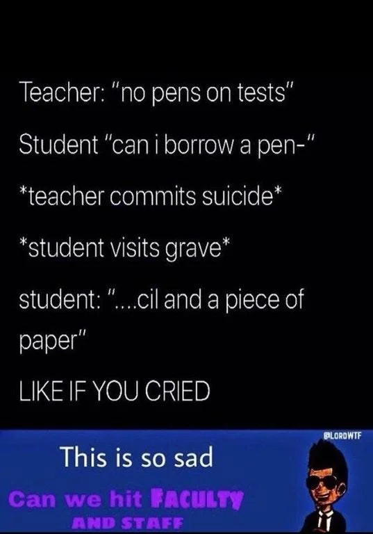 Sarcastic Bro suited cartoon character with punchline text