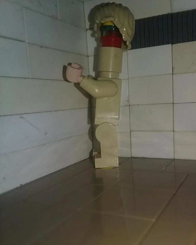 SCP Foundation Memes — A photorealistic depiction of SCP-173 in a secure containment cell showing the iconic pale, elongated humanoid creature with distinctive
