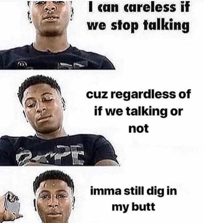 Sdiybt Start Digging In Yo Butt Twin — A "meme":https://knowyourmeme.com/memes/memes showing "rapper":https://knowyourmeme.com/memes/cultures/rap-hip-hop NBA