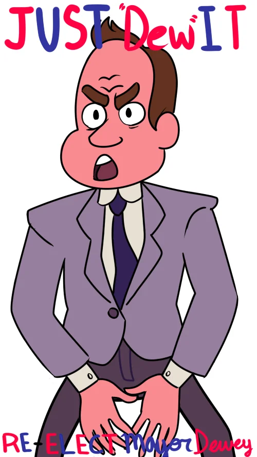 Shia LaBeouf's Intense Motivational Speech — Mayor Dewey from Steven Universe in Just Dew It Shia LaBeouf pose