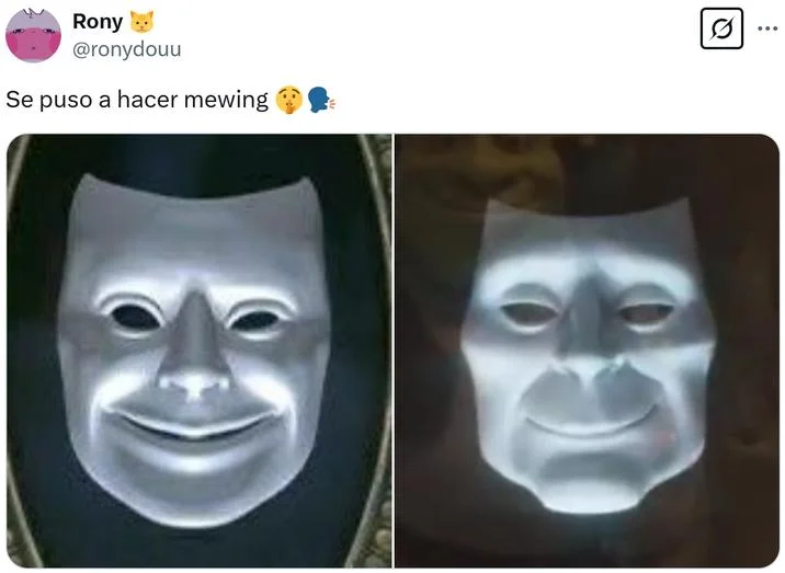 Shrek 5 Character Redesigns — A social media post showing a face-swap or mirrored comparison meme with Shrek imagery related to the redesign discussion.