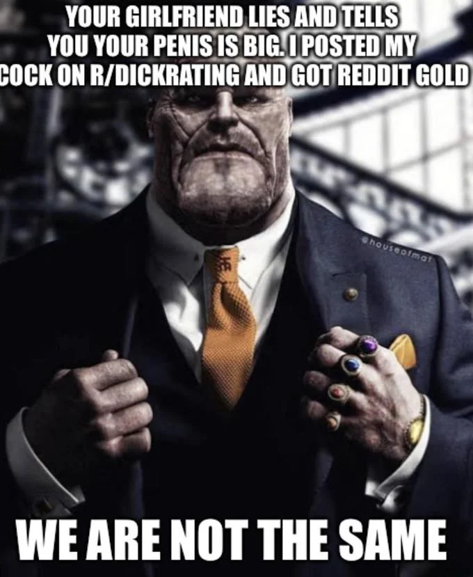 Sigma Males — Gus Fring sigma male 'we are not the same' meme about porn games