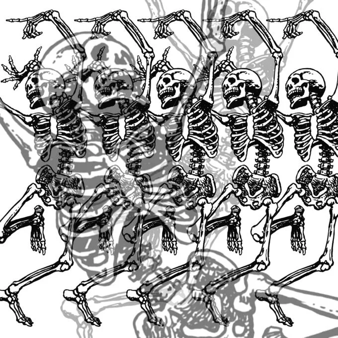 Screenshot of dril's July 2013 tweet about being drafted into the skeleton war