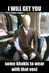Fan art featuring multiple hand-drawn sketches of Slender Man in different poses with handwritten notes analyzing design.