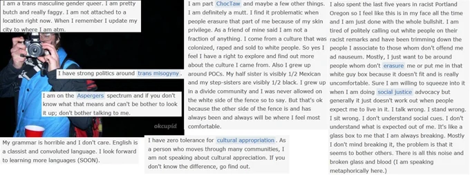 Social Justice Warrior — Screenshot of confrontational online debate with lengthy text responses and opposing viewpoints highlighted.