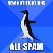 Socially Awkward Penguin — Blue penguin meme about watching movie with family during bedroom scene.