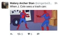 Spider-Man Pointing at Spider-Man — Twitter screenshot with Spider-Man Pointing meme