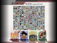 Super Smash Bros Character Predictions — Low-resolution fan-made character select screen with expanded roster including non-Nintendo characters.