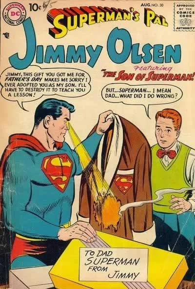 Action Comics No. 1 cover showing Superman lifting a green car over his head