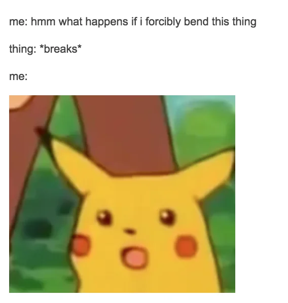 Surprised Pikachu — Meme with Pikachu's shocked expression and text about upvote meme and moderator ban.