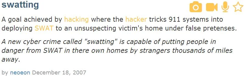 Swatting Swatted