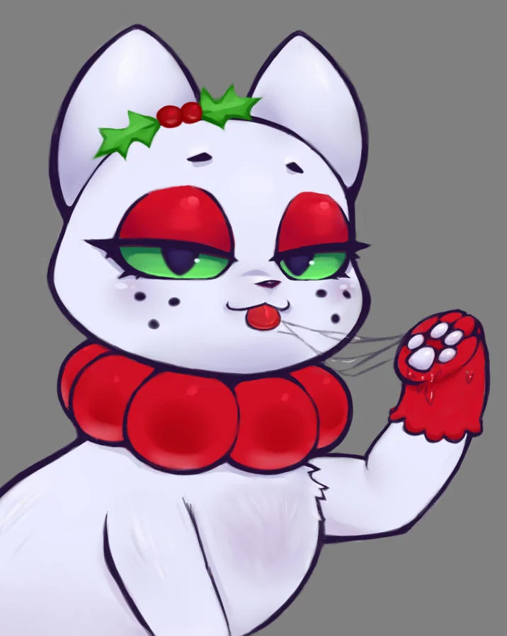 Sweet Peppermint Cat — Twitter post with SpongeBob meme showing Amy Rose kicking Junipurr the Christmas Cat out