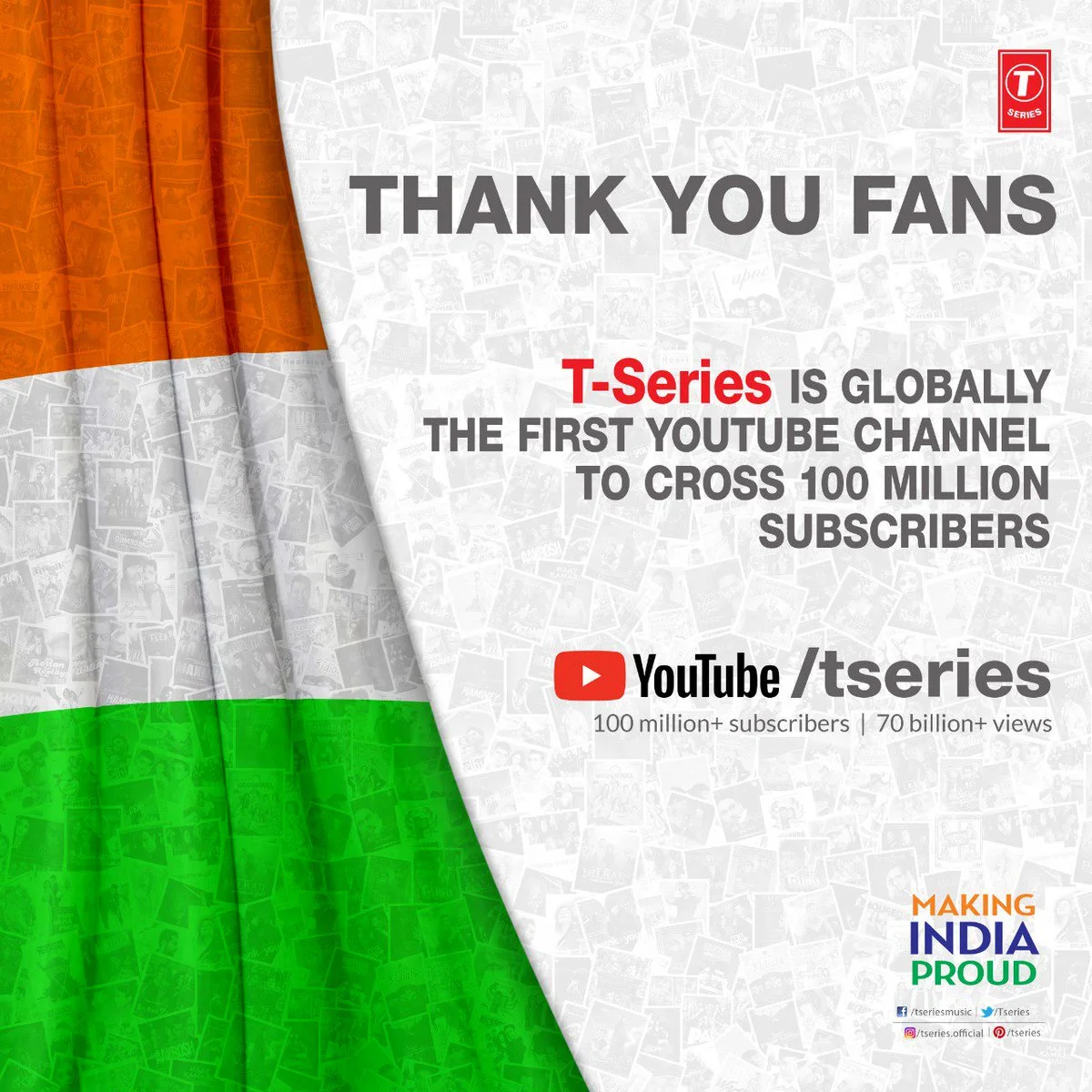 Parody 'Teeth Series' logo with a tooth replacing the T-Series 'T'.