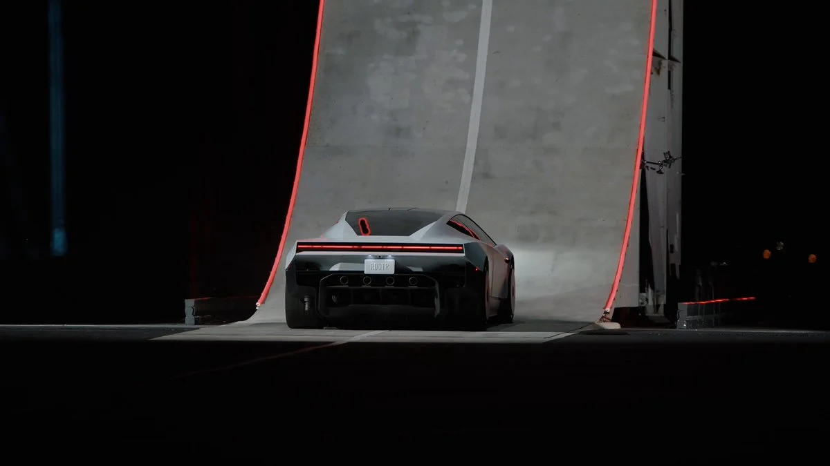 Tesla Roadster Flip