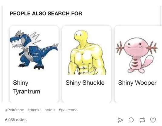 Thanks I Hate It — Know Your Meme website screenshot with meme search results and Pokemon imagery.