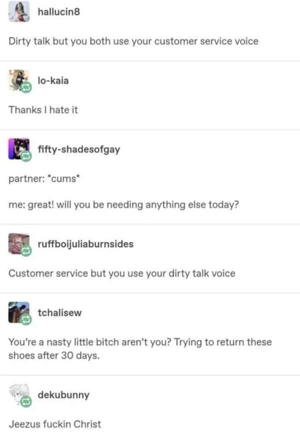 Online discussion thread screenshot showing 'Thanks I hate it' comment response.