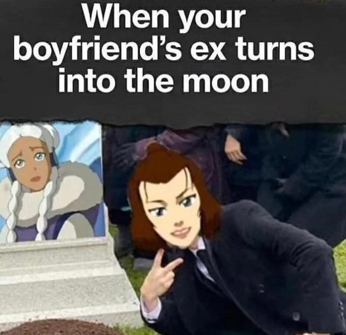 Thats Rough Buddy — Avatar meme variation with gender-swapped scenario maintaining format.