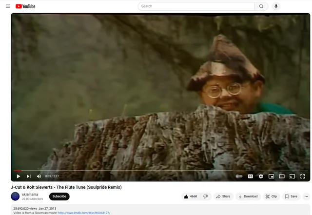 The Balkan Dwarf — Man in a pointed felt hat and round glasses (Kekec) in a forest
