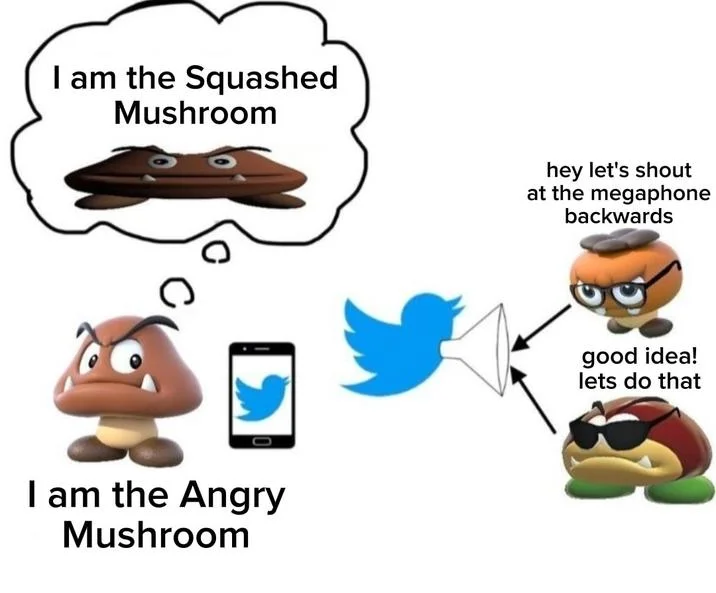 The Goomba Fallacy — Tumblr post by catboysaluigi about Goomba Fallacy entering internet lexicon