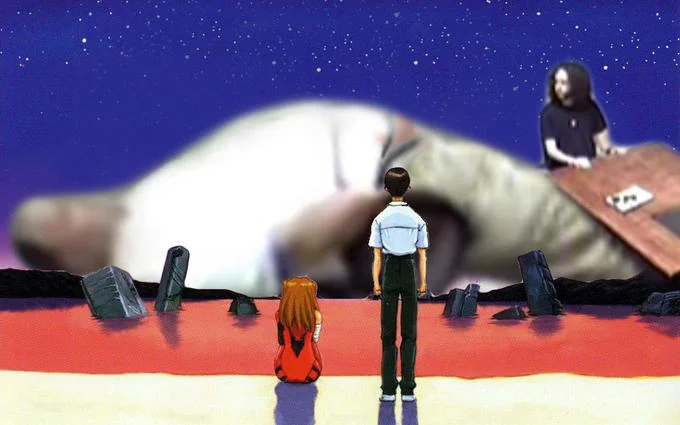 The Interrogation Of Stephen Mcdaniel — Evangelion End of Eva ending composited with the interrogation footage