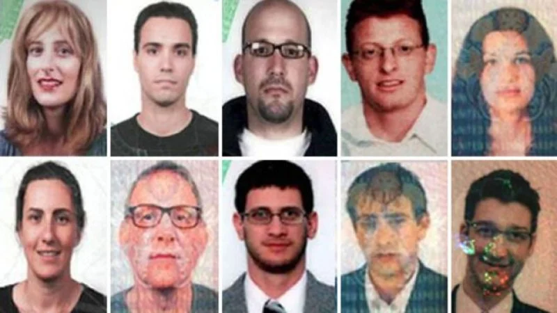 The Lake City Quiet Pills Mystery — Collage of 10 mugshot-style photographs arranged in a grid featuring different individuals from various time periods.