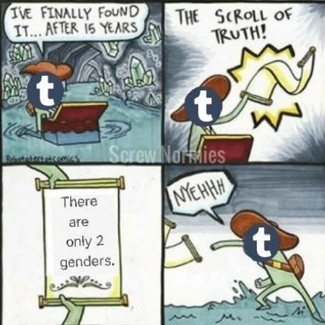 The Scroll of Truth — Scroll of Truth meme with gaming-related text about sniper camping tactics in the scroll panel.