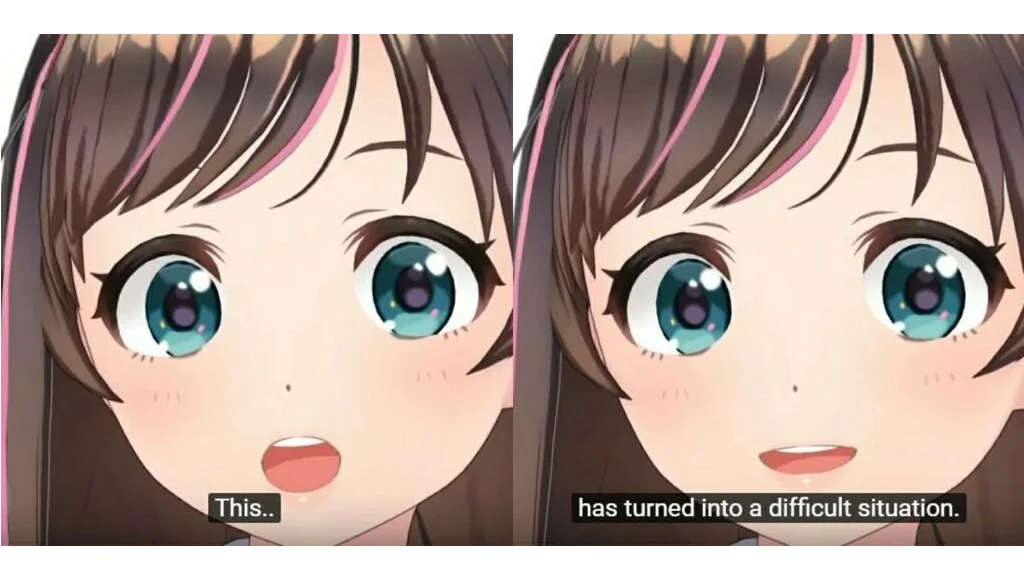 This... Has Turned Into a Difficult Situation — Two-panel anime girl meme template captioned 'This..' and 'has turned into a difficult situation.'